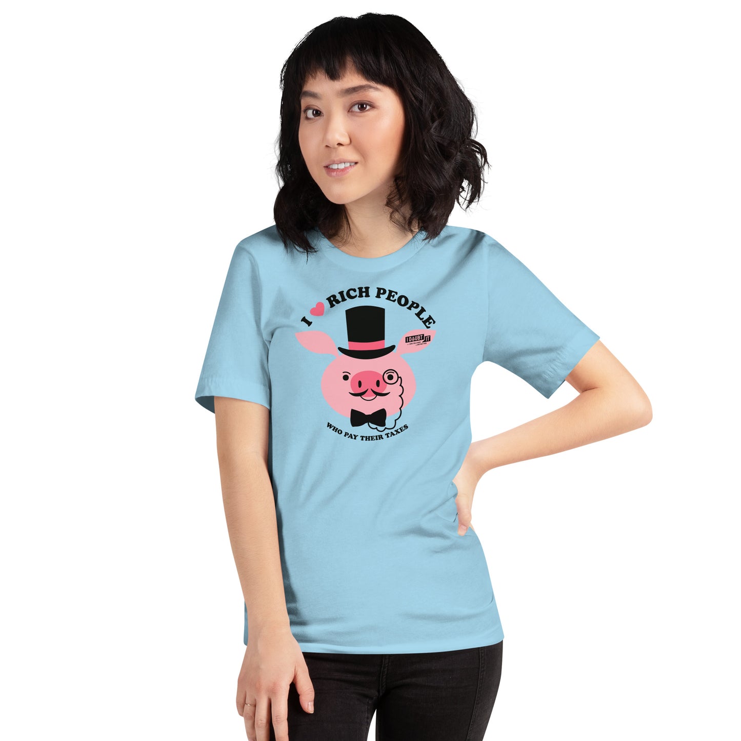 Rich People Paying Taxes PIG EDITION Unisex t-shirt