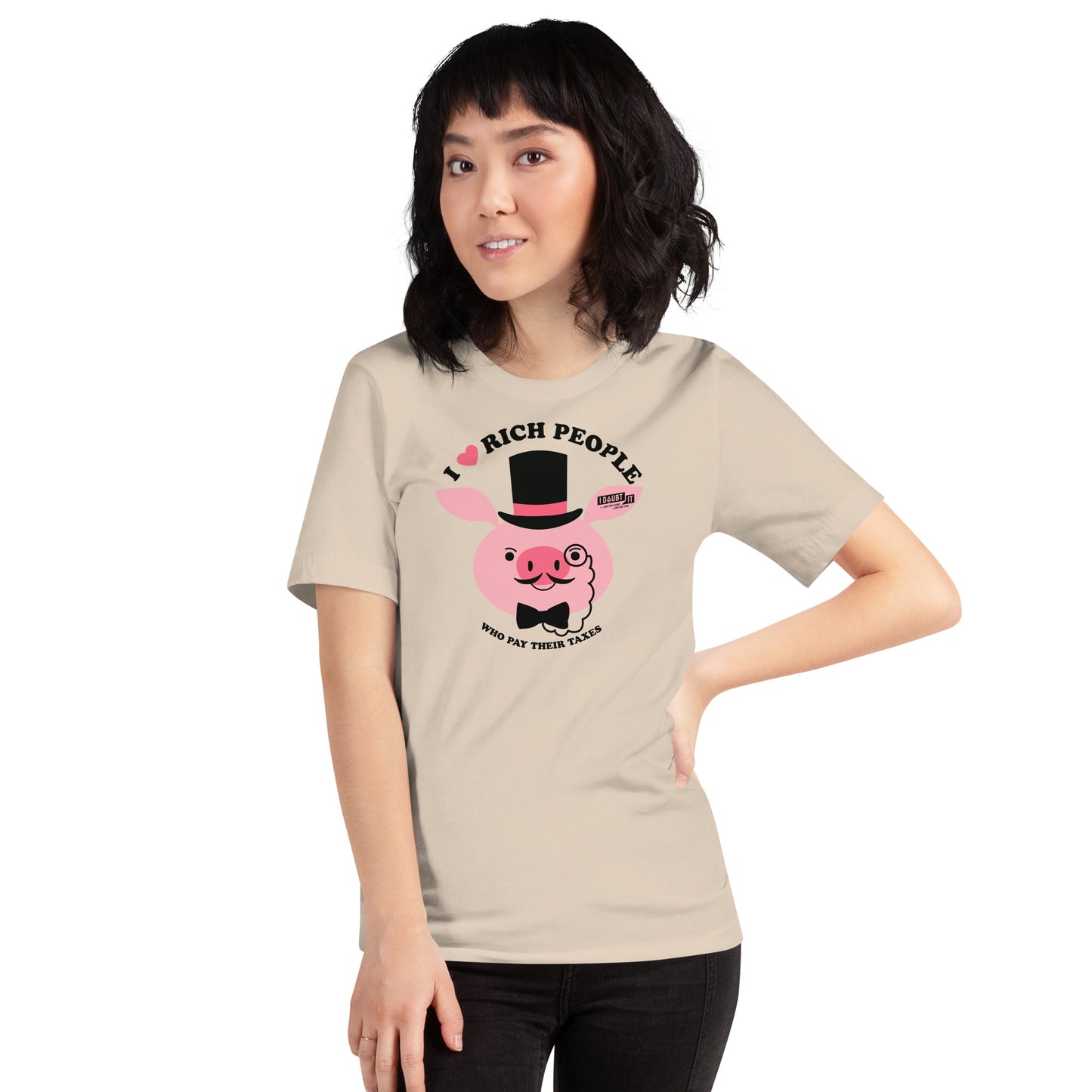 Rich People Paying Taxes PIG EDITION Unisex t-shirt