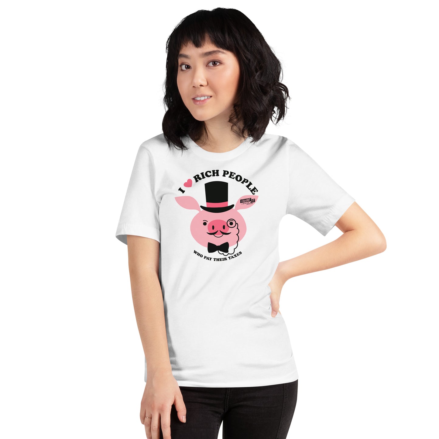 Rich People Paying Taxes PIG EDITION Unisex t-shirt